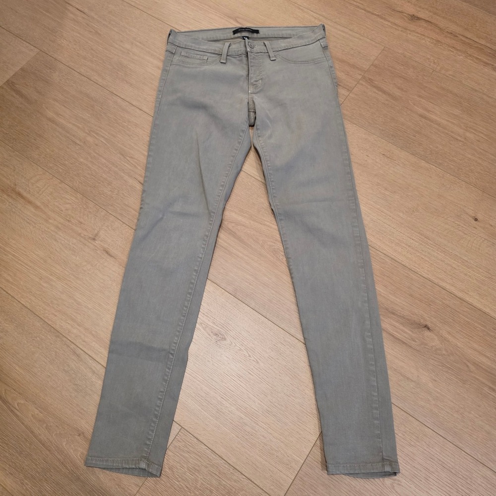 Flying Monkey Women Olive Gray Skinny Jeans Lyocell Blend Size 28 Low Rise